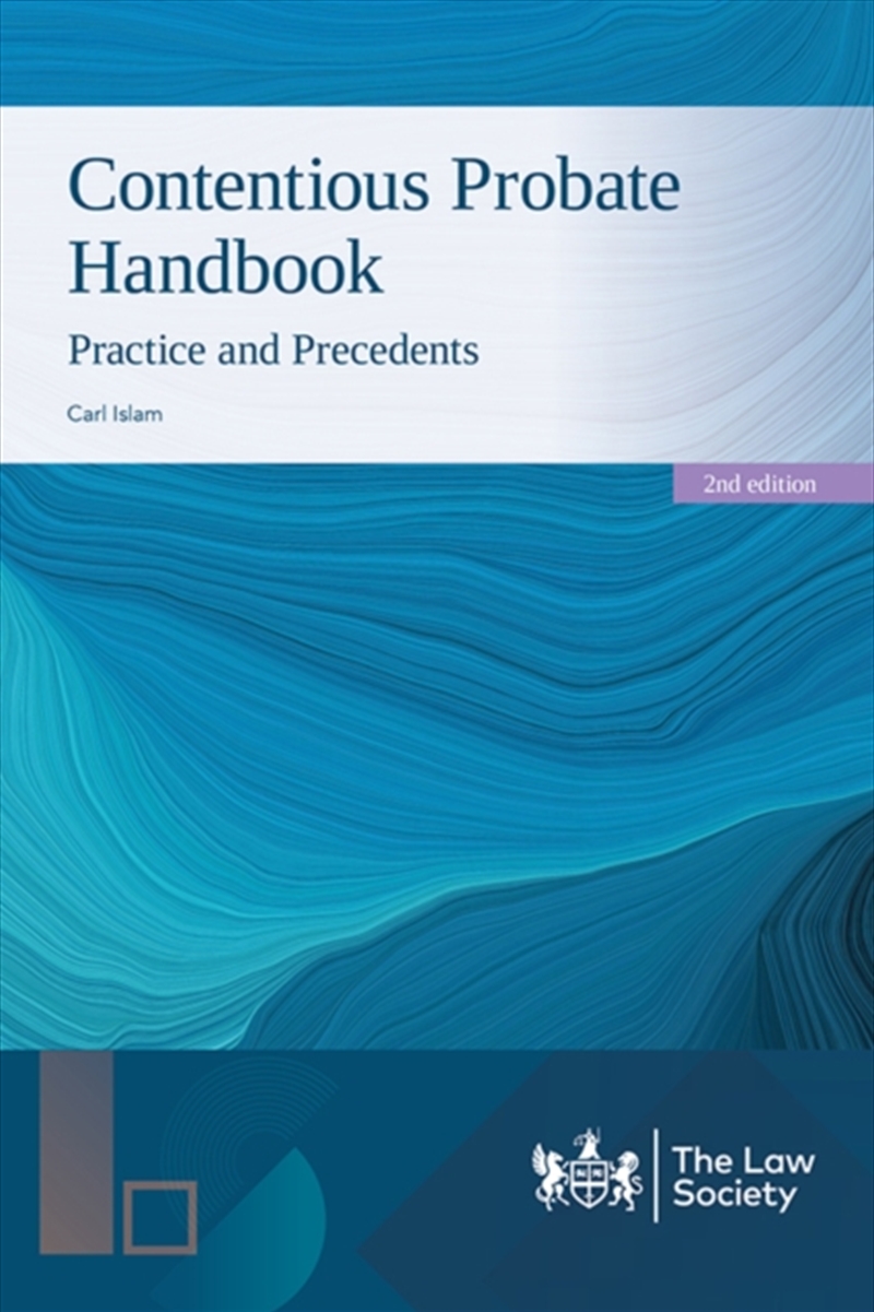 Contentious Probate Handbook/Product Detail/Law