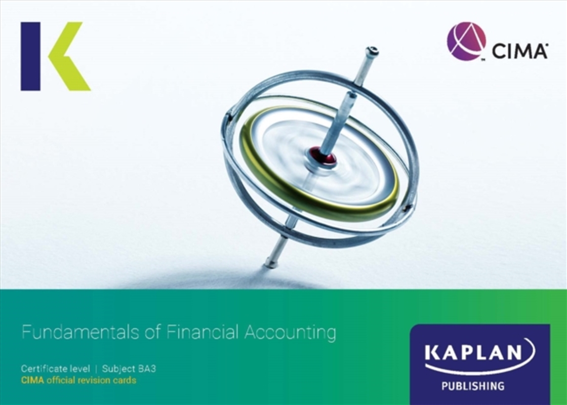 Ba3 Fundamentals Of Financial Accounting - Revision Cards/Product Detail/Reading