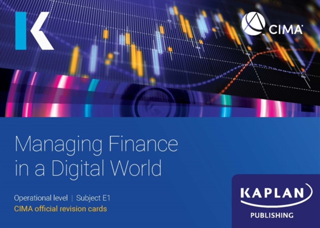 E1 Managing Finance In A Digital World - Revision Cards/Product Detail/Reading