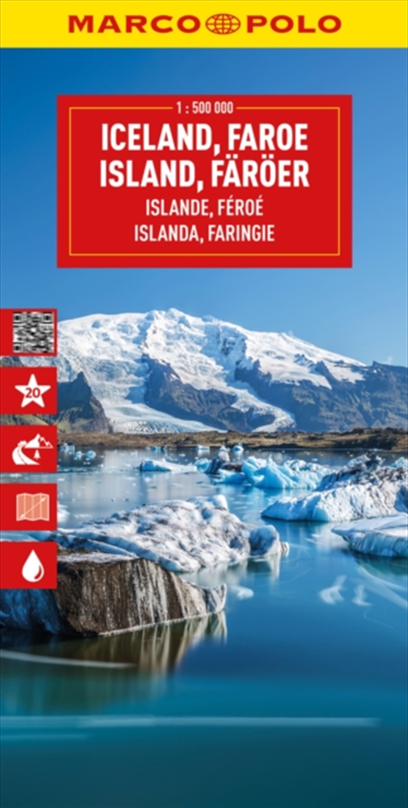 Iceland Marco Polo Map : Including Faroe Islands/Product Detail/Geography