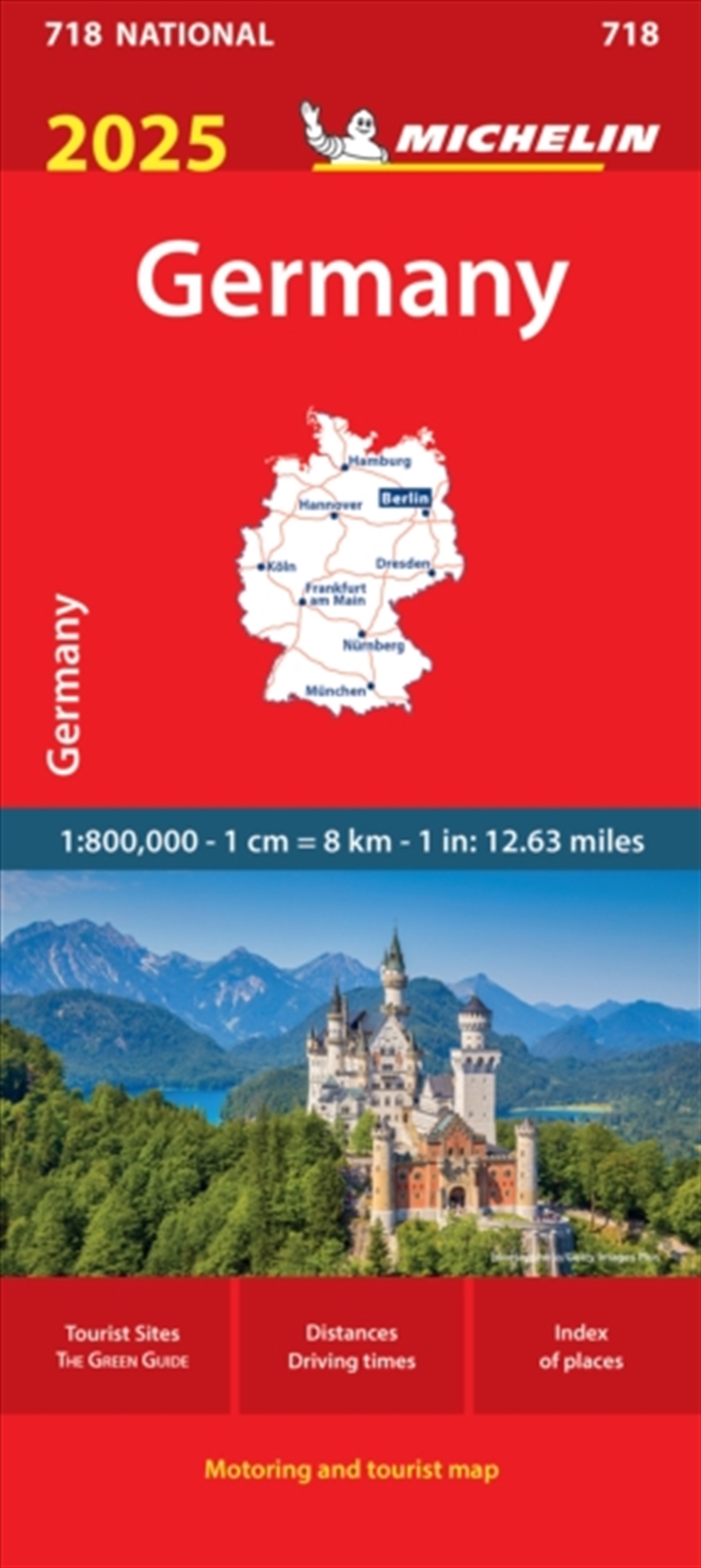 Germany 2025 - Michelin National Map 718/Product Detail/Geography