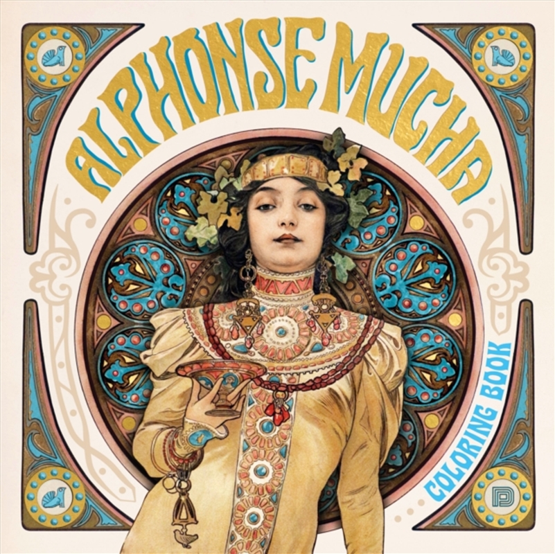Alphonse Mucha Coloring Book/Product Detail/Crafts & Handiwork