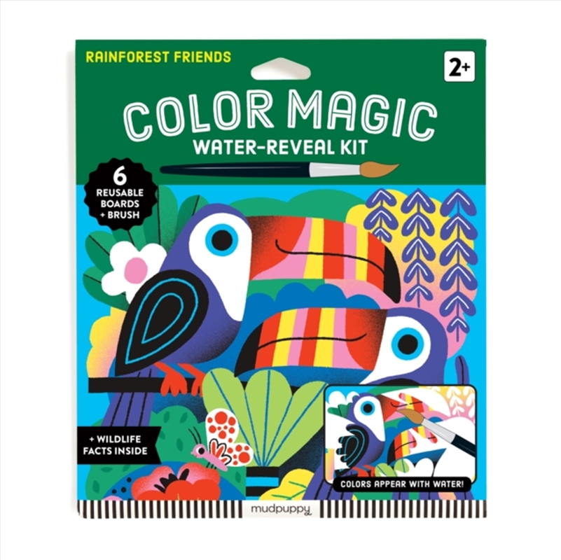 Rainforest Friends Color Magic Water-Reveal Kit/Product Detail/Kids Activity Books