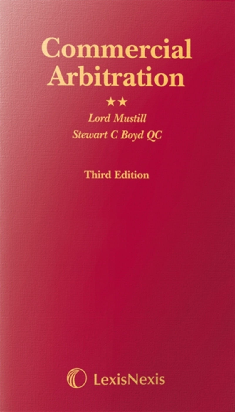 Mustill & Boyd: Commercial Arbitration/Product Detail/Law