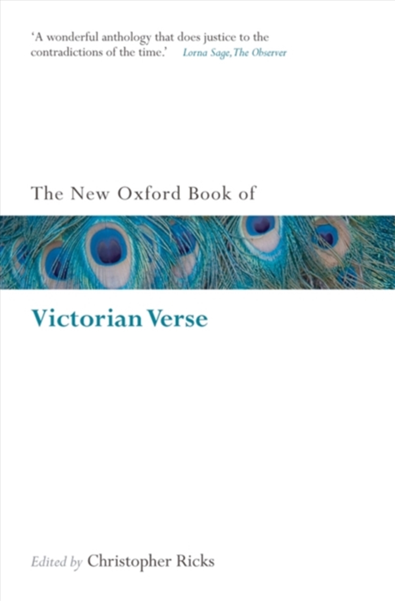 The New Oxford Book Of Victorian Verse/Product Detail/Poetry