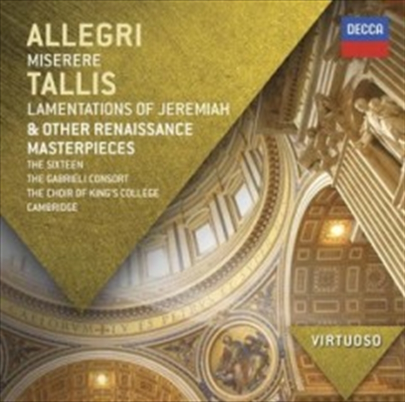 Allegri: Miserere & Tallis: Lamentations of Jeremiah/Product Detail/Classical