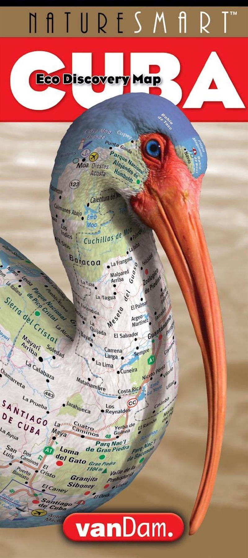 Naturesmart Cuba Map By Vandam : Country Road & Eco Travel Map Of Cuba/Product Detail/Geography