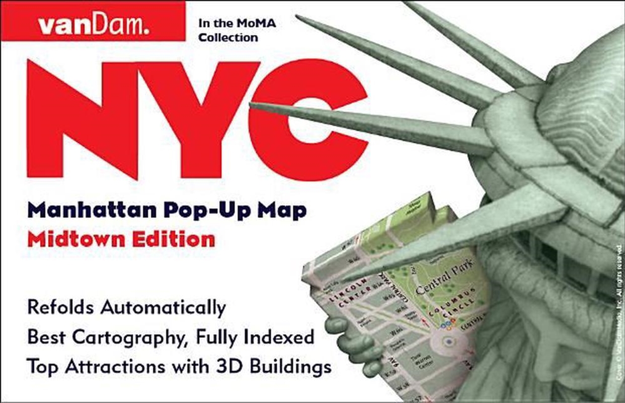 Nyc Pop-Up Map By Vandam/Product Detail/Geography