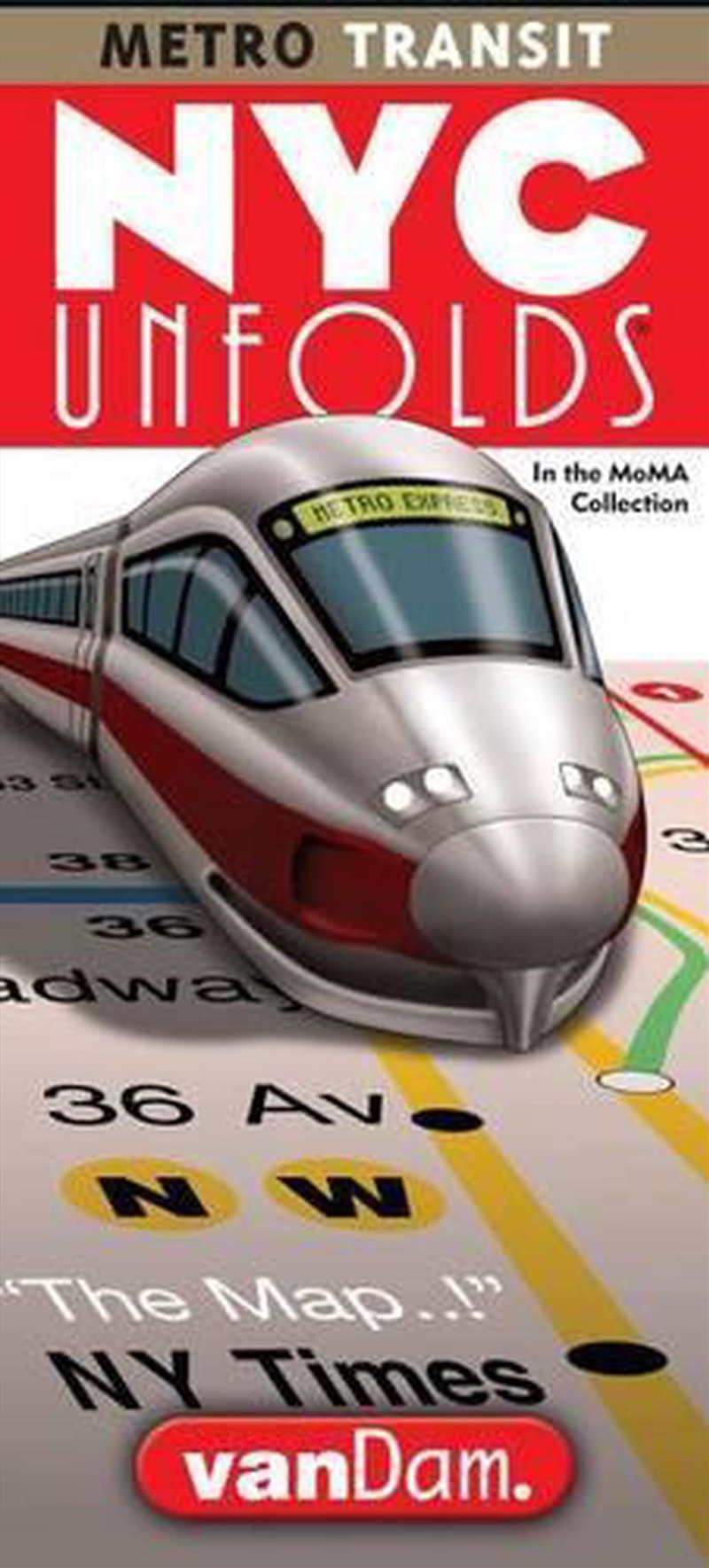 Nyc Transit Unfolds Pop-Up Map By Vandam/Product Detail/Geography