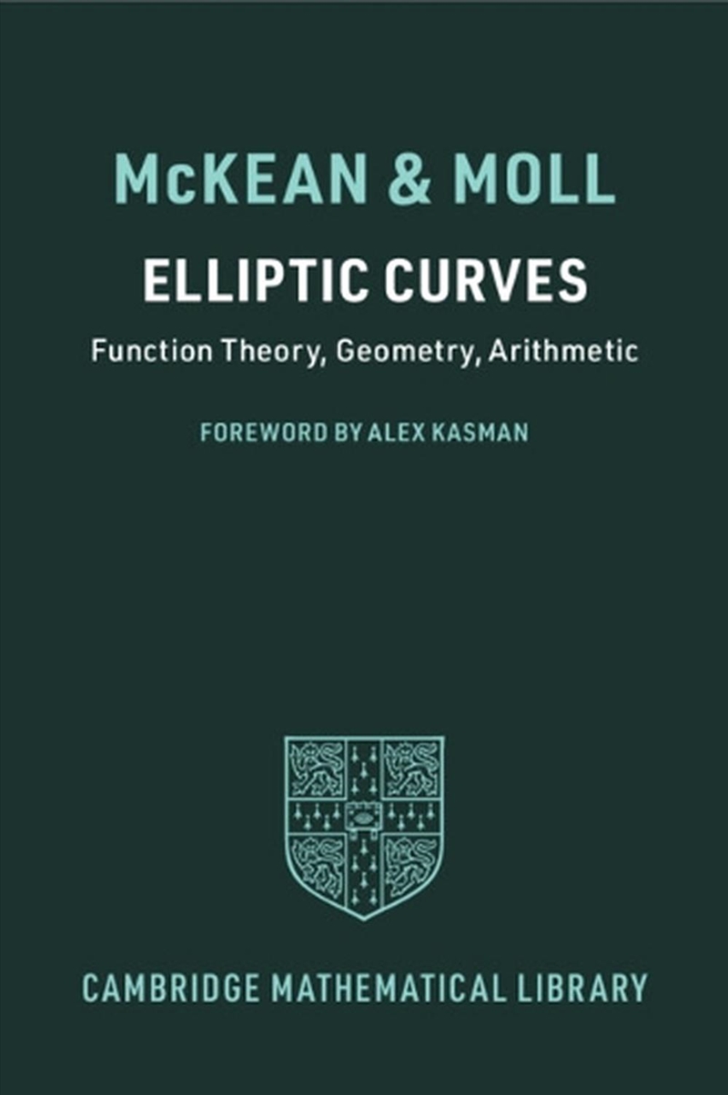 Elliptic Curves : Function Theory, Geometry, Arithmetic/Product Detail/Science