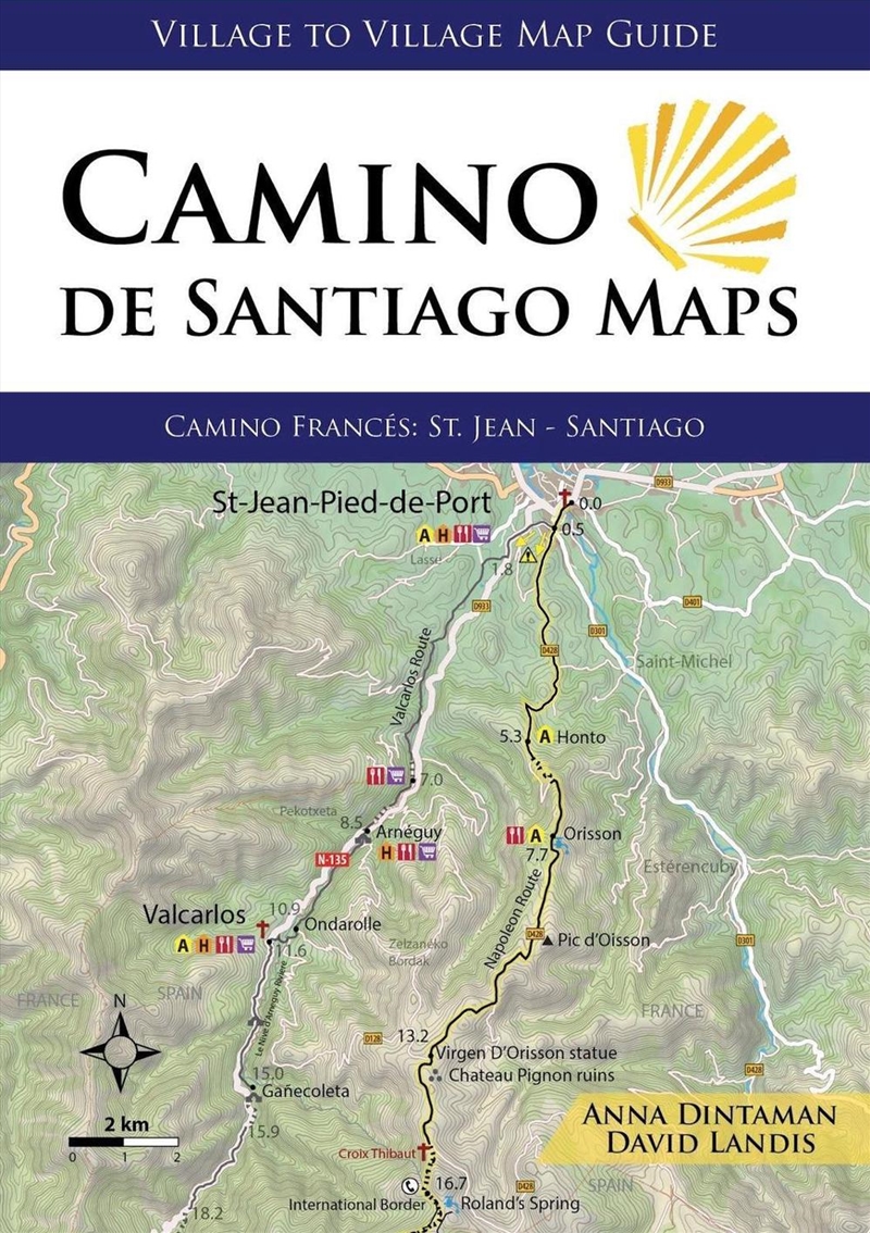 Camino De Santiago Maps : Camino Frances: St Jean - Santiago/Product Detail/Travel & Holidays