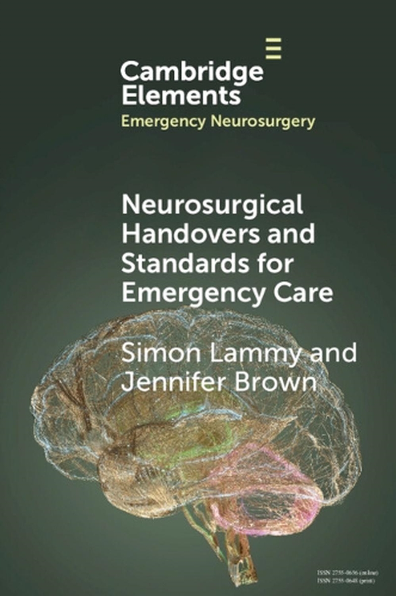 Neurosurgical Handovers And Standards For Emergency Care/Product Detail/Healthcare