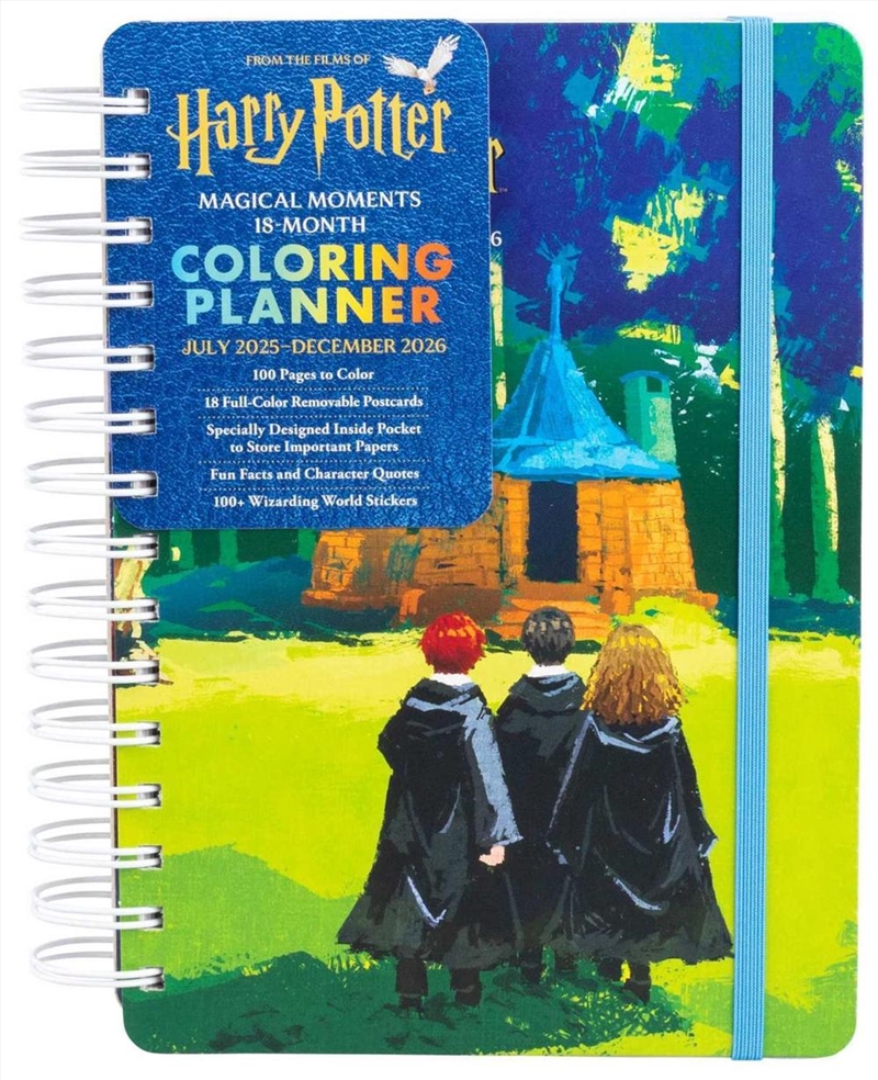 2026 Harry Potter Magical Moments 18-Month Coloring Planner/Product Detail/Calendars & Diaries