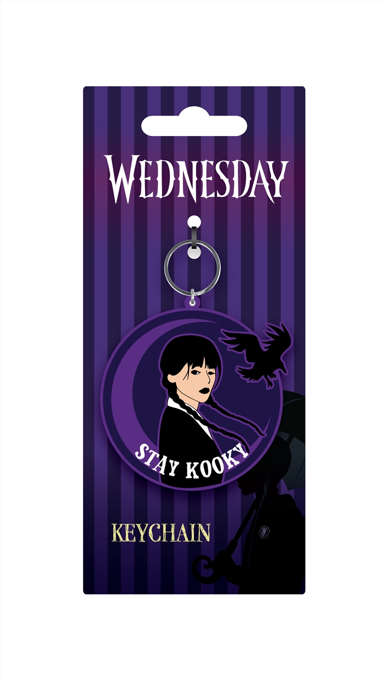 Wednesday - Stay Kooky - Pvc Keyring/Product Detail/Keyrings