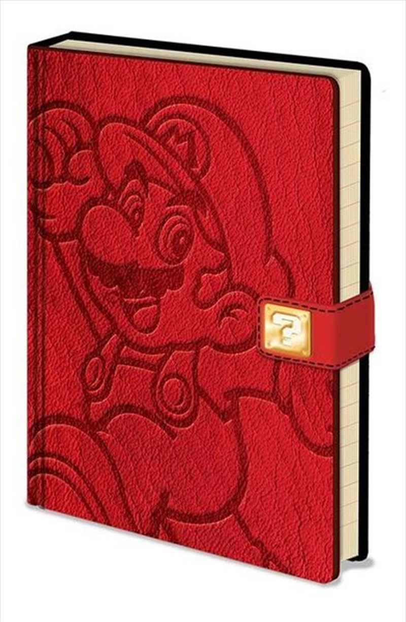 Super Mario - Red - Premium Notebook/Product Detail/Notebooks & Journals