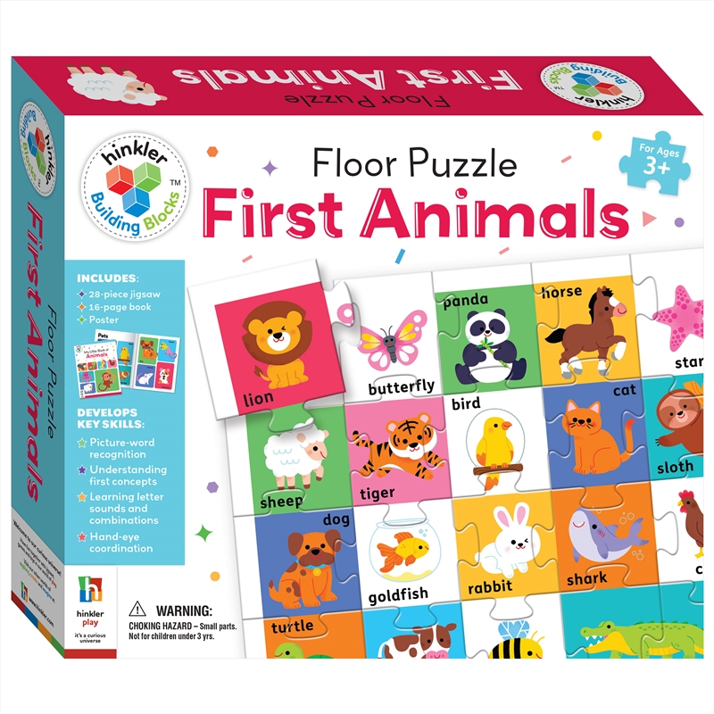 Building Blocks Floor Puzzle First Animals/Product Detail/Jigsaw Puzzles