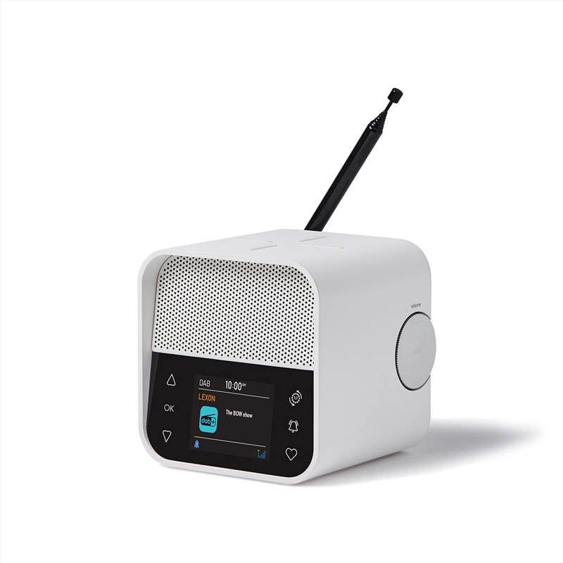 Lexon Oslo Dab & Fm Alarm Clock Radio / Bluetooth Speaker / Wireless Charger - White/Product Detail/Media Players