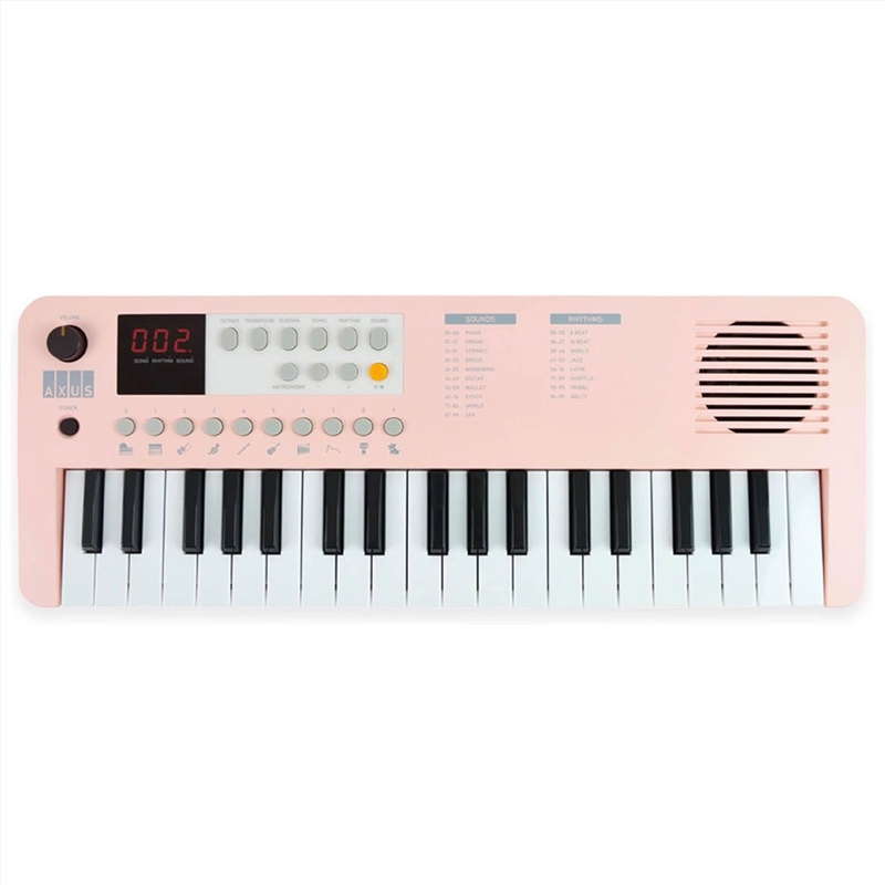 Axus Mini Keyboard 37 Key Keyboard - Pink/Product Detail/Musical Instruments