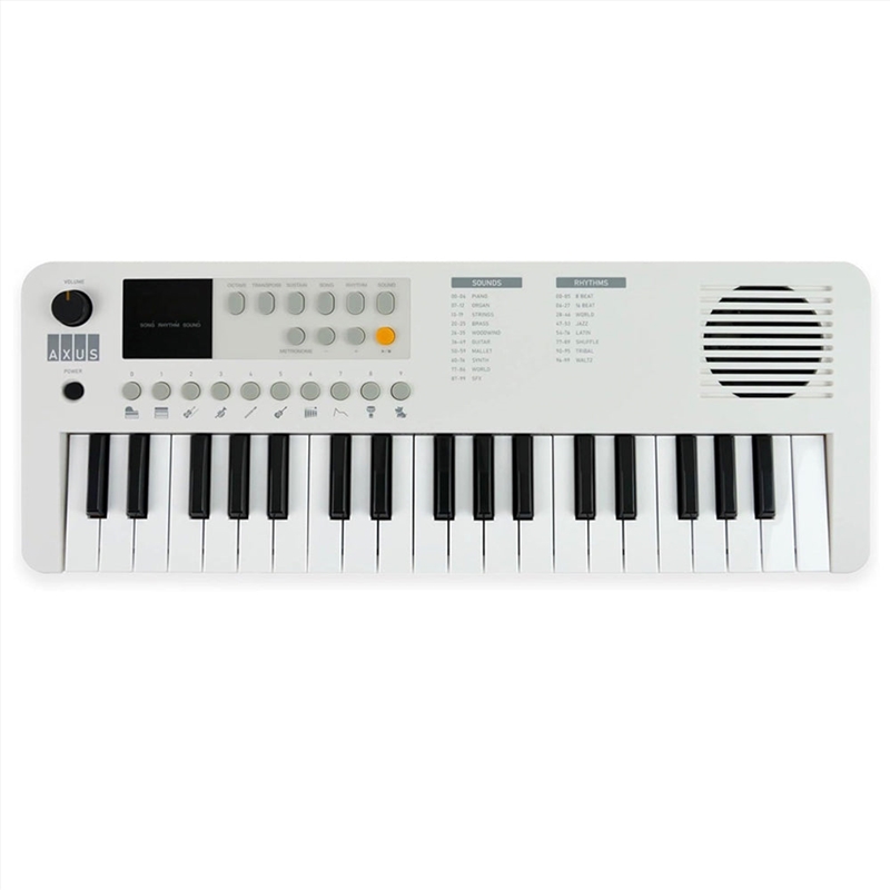 Axus Mini Keyboard 37 Key Keyboard - White/Product Detail/Musical Instruments