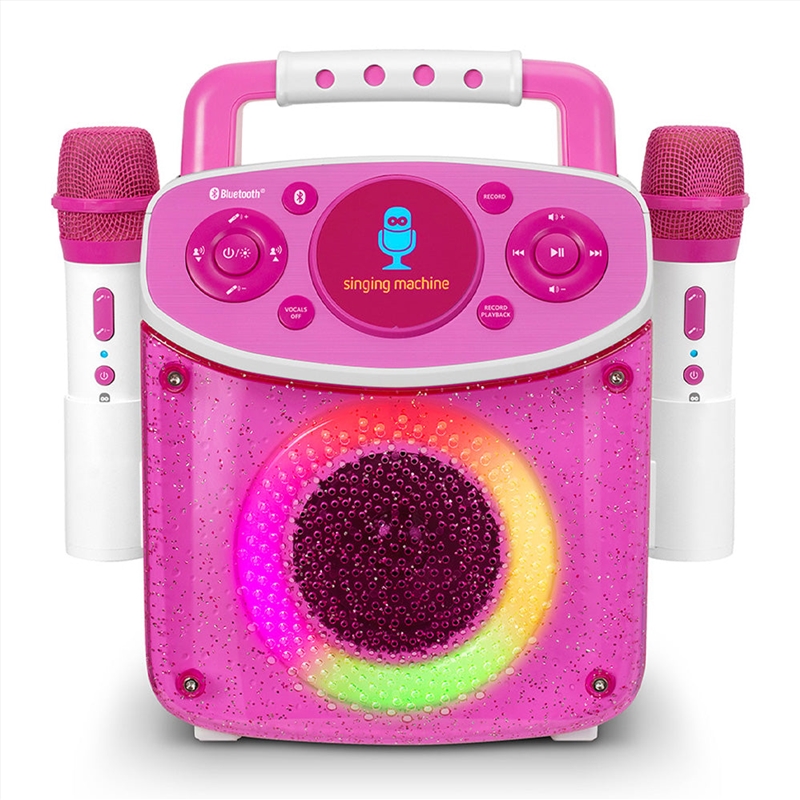 Singing Machine Mini Sparkle Bluetooth Karaoke Speaker - Pink/Product Detail/Karaoke