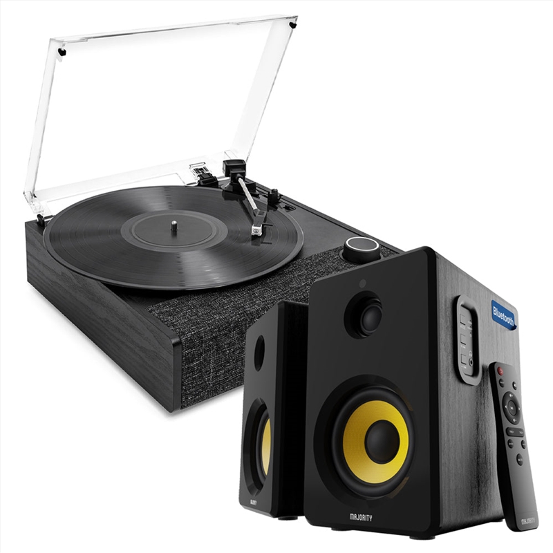 Victrola Eastwood Ii Turntable - Black + Bundled Majority D40 Bluetooth Speakers/Product Detail/Turntables
