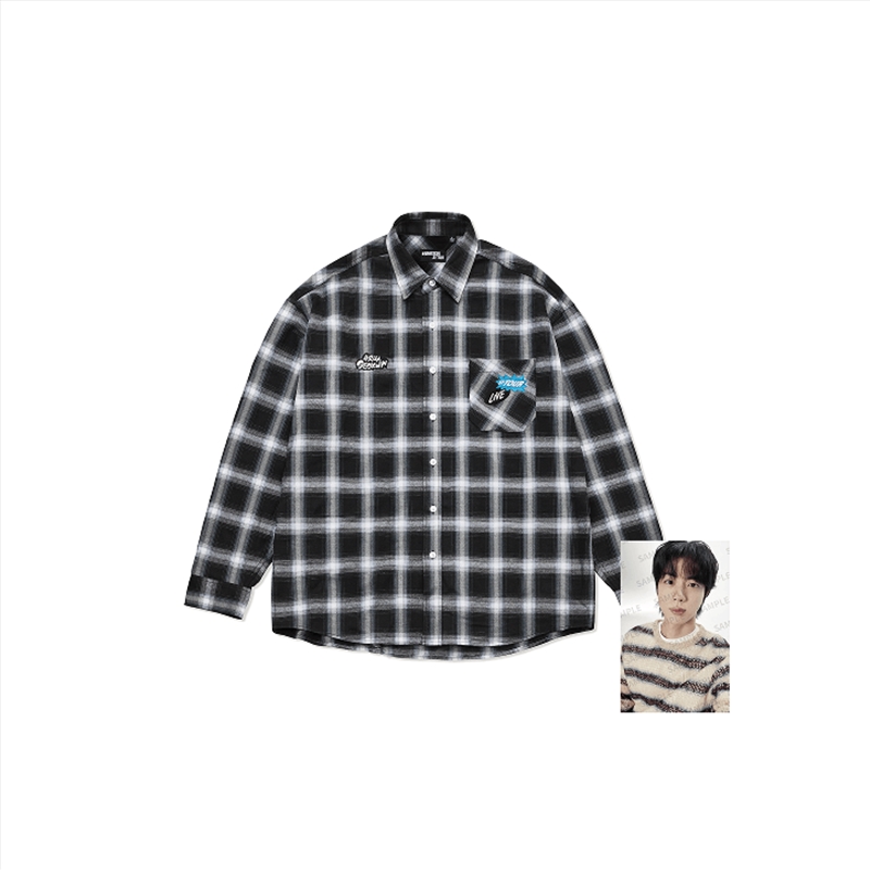 Bts Jin - Runseokjin Official Md Check Shirt /M/Product Detail/KPOP Merch