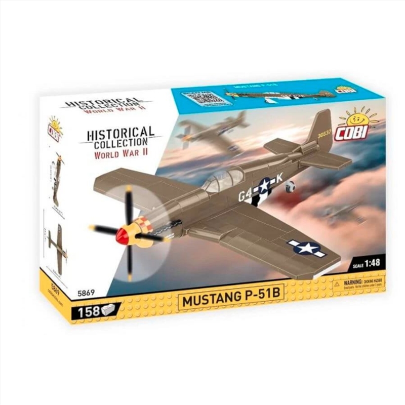 WW2 - Mustang P-51B (158 Pcs)/Product Detail/Figurines