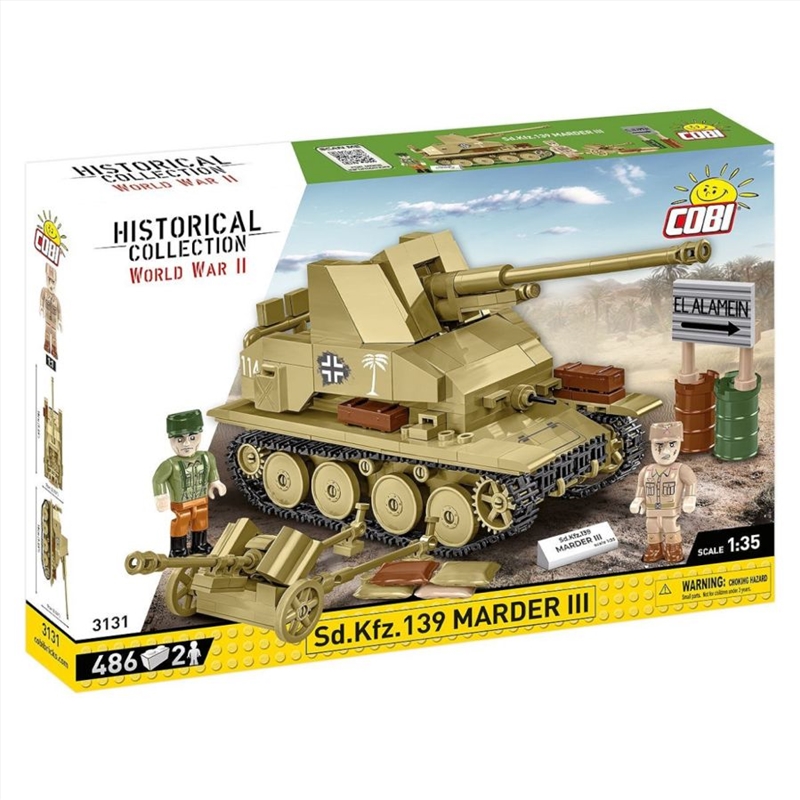 WW2 - Sd.Kfz.139 Marder III (486 Pcs)/Product Detail/Figurines