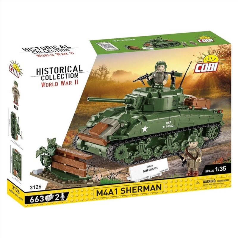 WW2 - M4A1 Sherman (663 Pcs)/Product Detail/Figurines