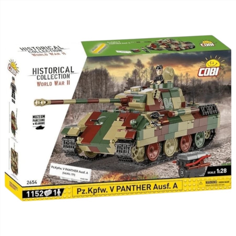 WW2 - Panzer V Panther Ausf. A (1150 Pcs)/Product Detail/Figurines
