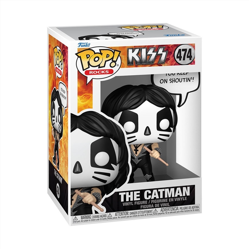Pop! Sayings - KISS: The Catman (Rock & Roll All Night) Pop! Vinyl/Product Detail/Standard Pop Vinyl