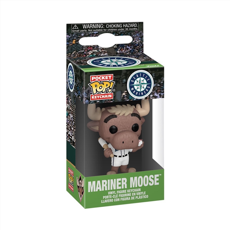 MLB: Mascots - Seattle Mariner Moose Pop! Keychain/Product Detail/Pop Vinyl Keychains