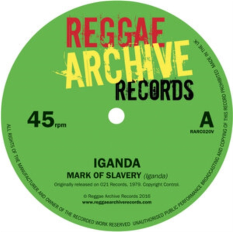 Mark Of Slavery Slow Down/Product Detail/Reggae