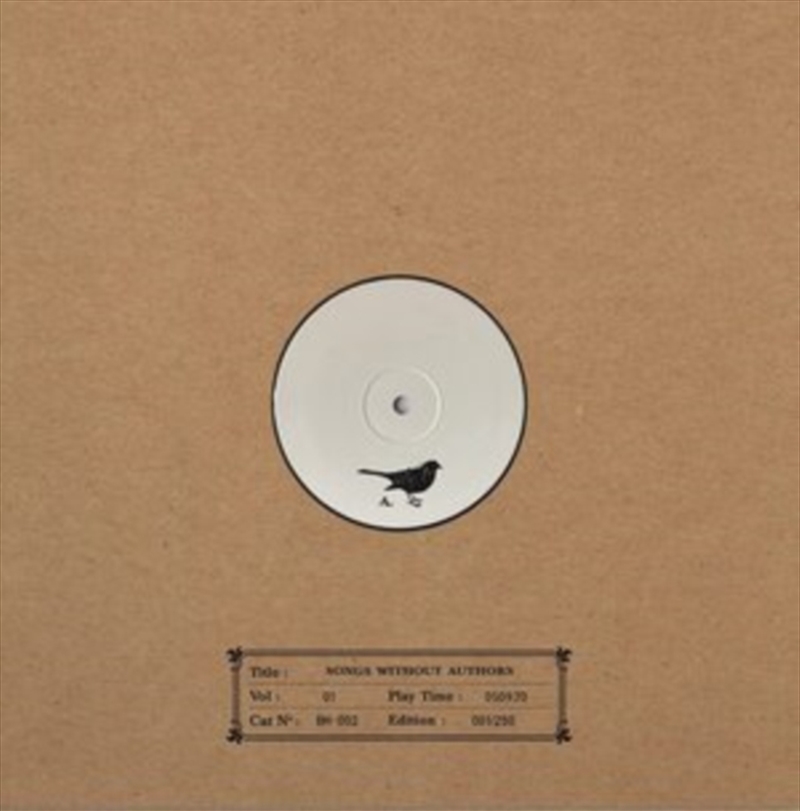 Songs Without Authors' Vol. 1/Product Detail/Rock/Pop