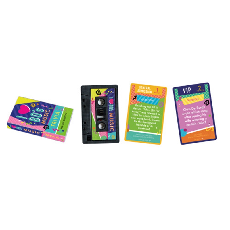 I Love 80's Music Trivia Card Game/Product Detail/Card Games