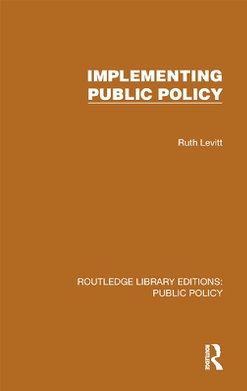 Implementing Public Policy/Product Detail/Politics & Government
