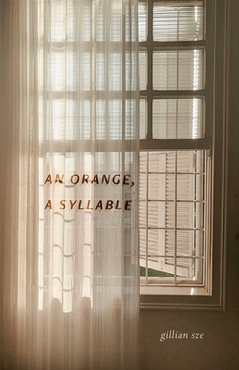 An Orange, A Syllable/Product Detail/Reading