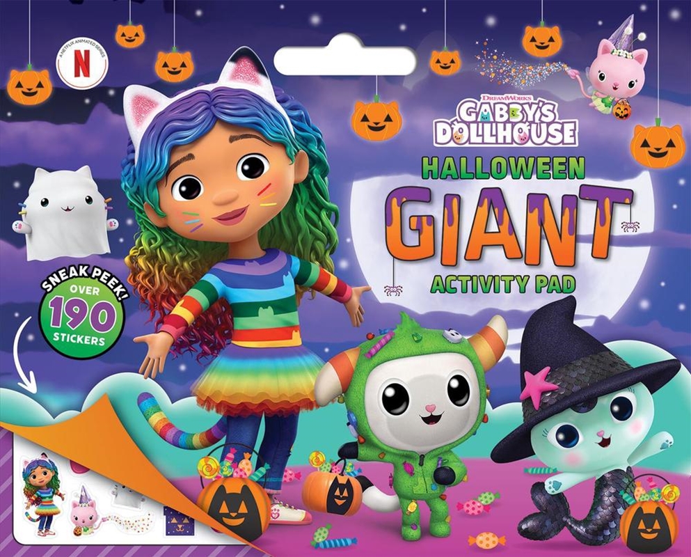 Gabby’S Dollhouse Halloween: Giant Activity Pad (Dreamworks)/Product Detail/Kids Activity Books