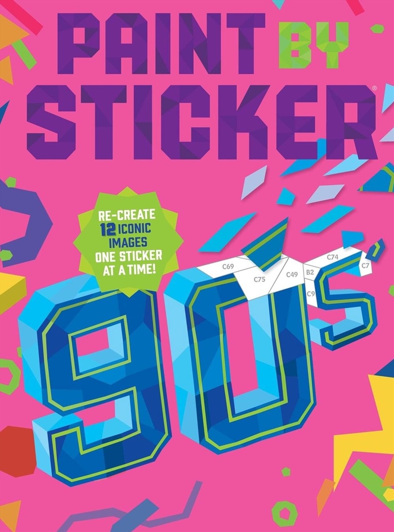 Paint By Sticker: 90's/Product Detail/Adults Activity Books
