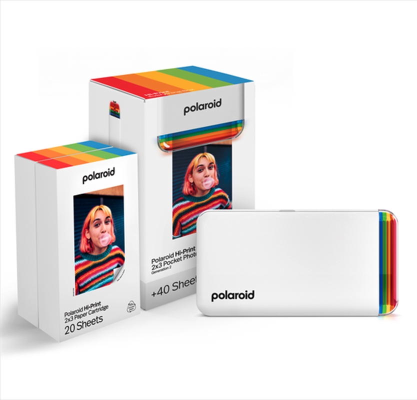 Polaroid HiPrint 2x3 Generation 2 EB - White/Product Detail/Cameras