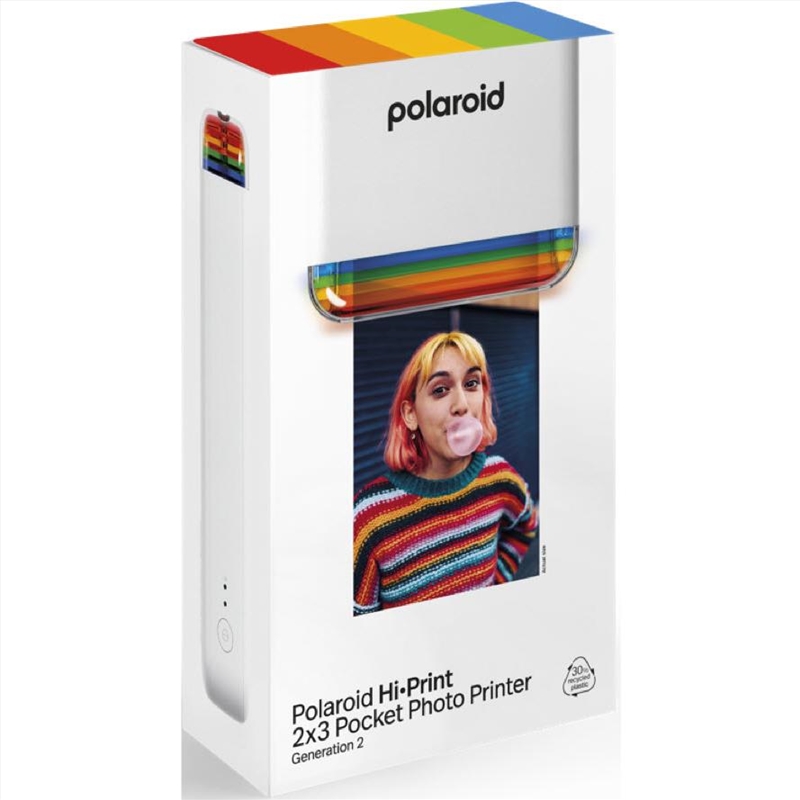 Polaroid HiPrint Generation 2 2x3 Pocket Photo Printer - White/Product Detail/Cameras
