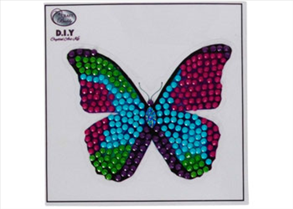CrystalArt - Disco Butterfly 9x9cm Motif/Product Detail/Arts & Craft