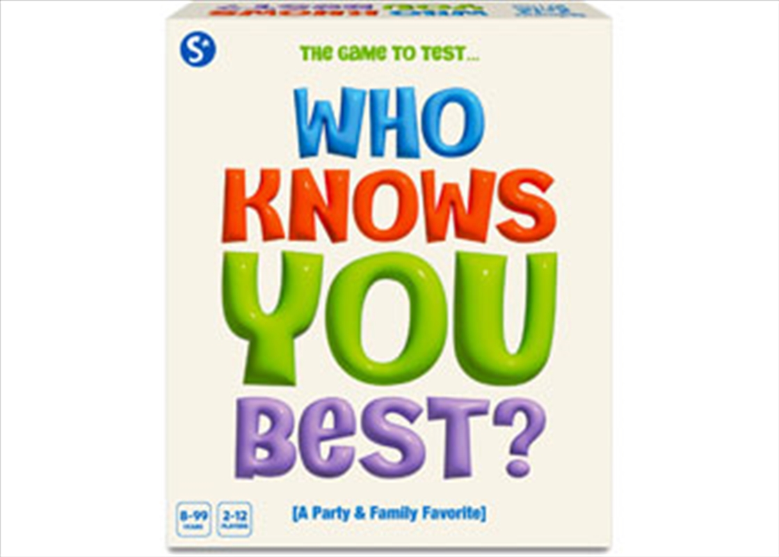 Who Knows You Best/Product Detail/Card Games