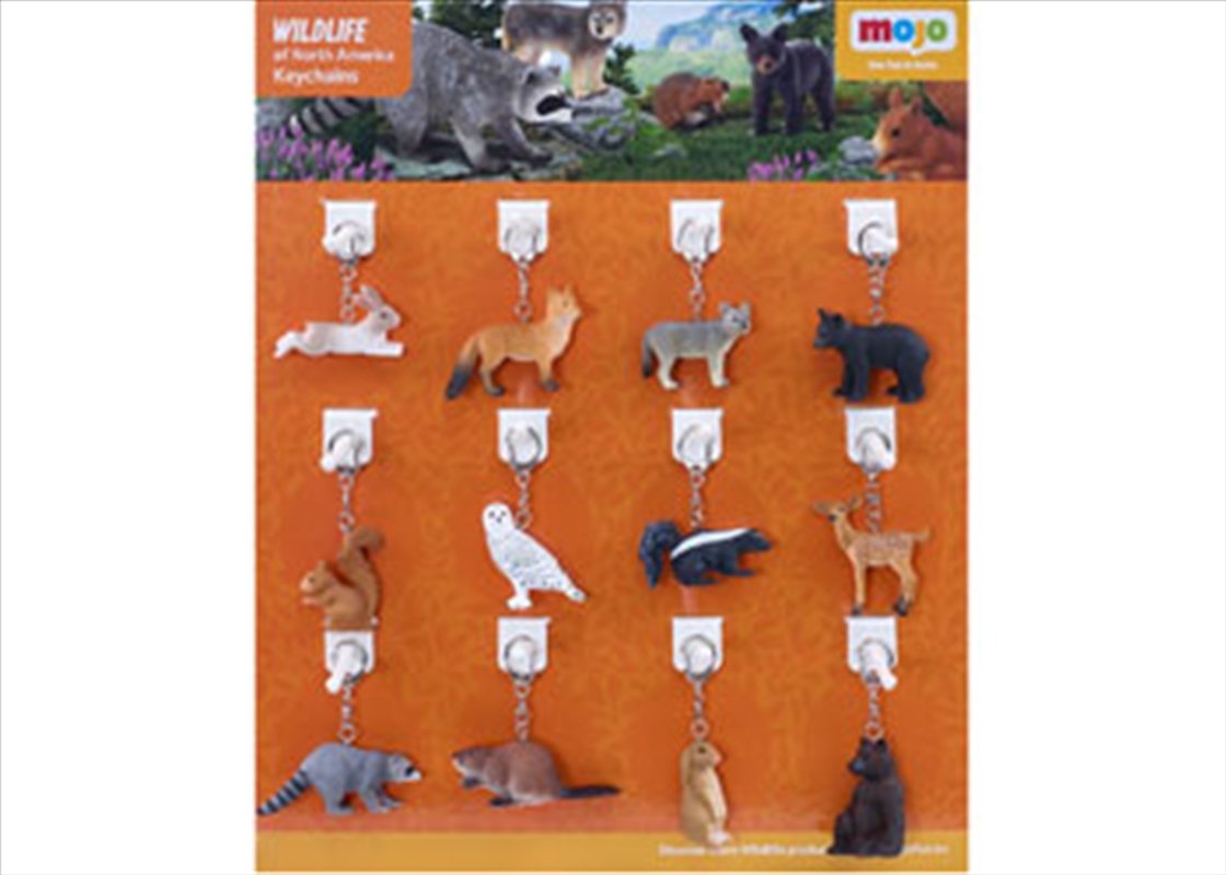 Mojo - Woodland Keychain 36 asst/Product Detail/Keyrings