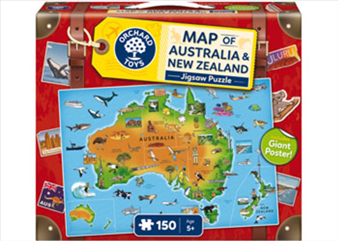 Orchard Jigsaw - Map of Australia & New Zealand/Product Detail/Jigsaw Puzzles