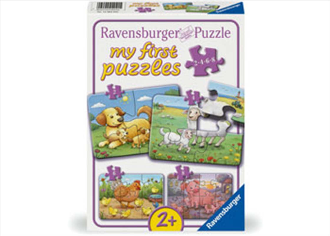 Animal Families My First 2/4/6/8p/Product Detail/Jigsaw Puzzles