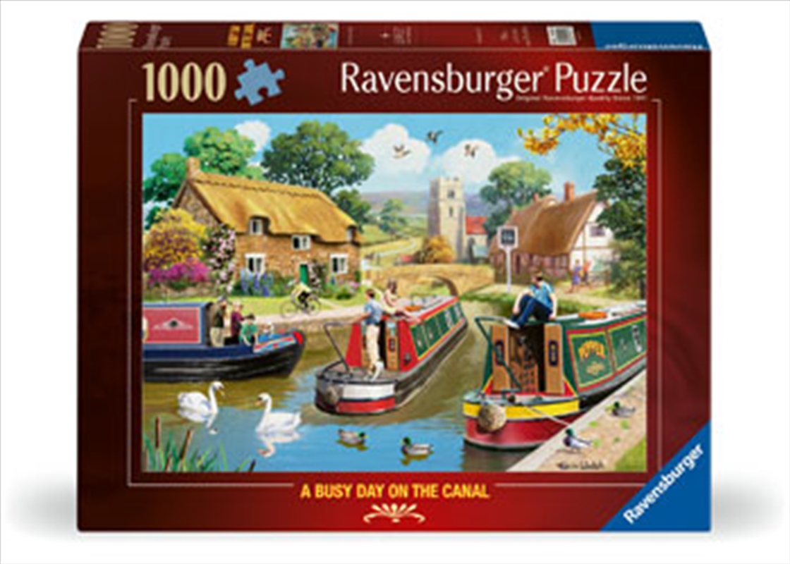 A Busy Day On The Canal Puzzle 1000 Piece/Product Detail/Jigsaw Puzzles
