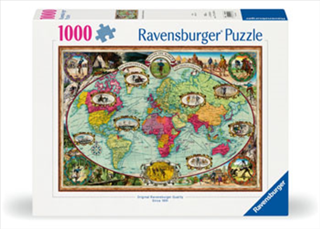 Around The World By Bike Puzzle 1000 Piece/Product Detail/Jigsaw Puzzles