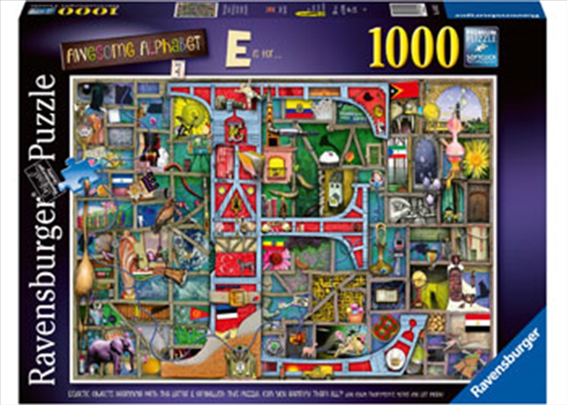 Awesome Alphabet E Puzzle 1000 Piece/Product Detail/Jigsaw Puzzles