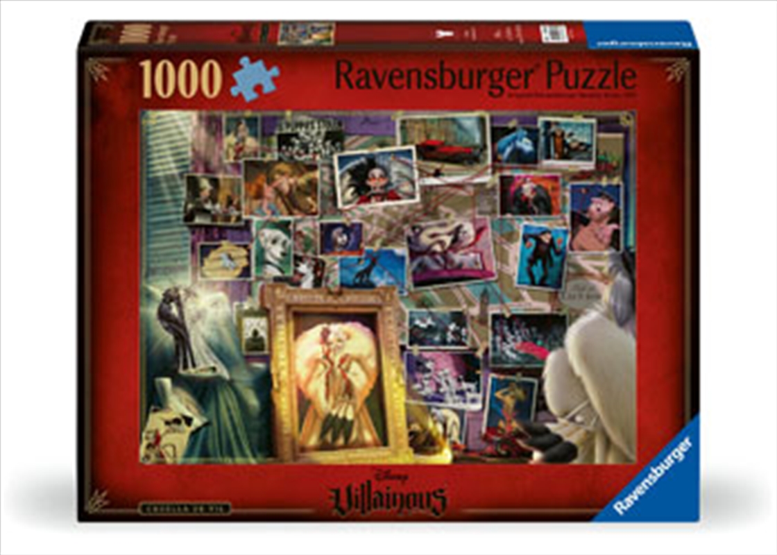 Disney Villainous Cruella Deville 1000 Piece/Product Detail/Jigsaw Puzzles